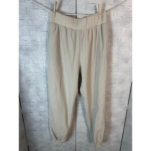 Adidas women’s joggers Terrycloth cozycore cream comfy casual atheisure